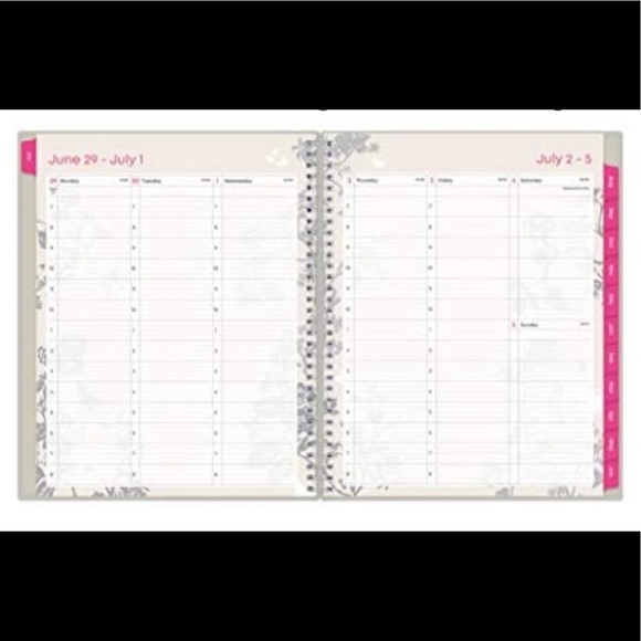 Blue Sky weekly & monthly hourly appointment book - Picture 8 of 11